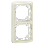   LEGRAND 069696 Plexo 55 süllyesztett keret 2-es függőleges, fehér