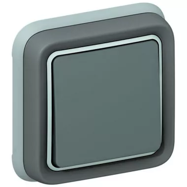 LEGRAND 069811 Plexo 55 süllyesztett váltókapcsoló, komplett, szürke