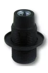 GAO 0704H Csillárfoglalat gyűrűvel, E14, 40W, fekete, 230V