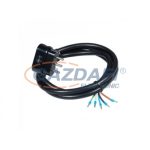   Cablu de alimentare trifazat COMMEL 0713, 1,5m, 16A 400V ~ 10000W, H05VV-F 5x2.5, negru