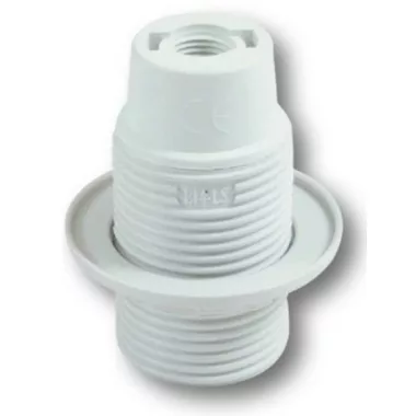 GAO 0717H csillárfoglalat gyűrűvel, E14, 40W, fehér, 230V GAO 0717H csillárfoglalat gyűrűvel, E14, 40W, fehér, 230V
