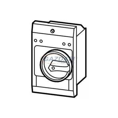 EATON 072908 E-PKZ0-GR süllyeszett tokozat IP65 VÉSZ-KI forg.karral /PKZM0