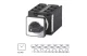 EATON 073703 T3-6-8370/E Átkapcsoló 6p 32A beépíthető