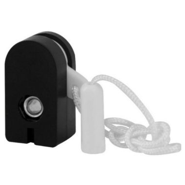 GAO 0753H Built-in pull switch, black, 2pcs