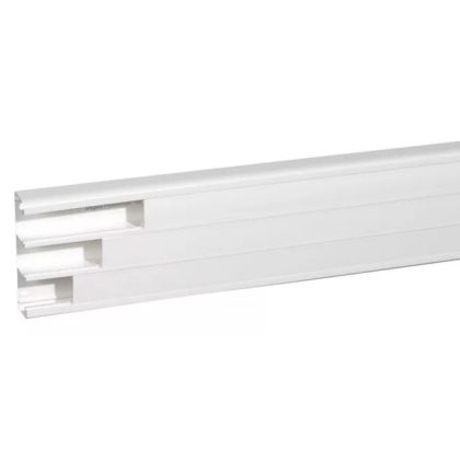 LEGRAND 075704 DLP antimikrobiális kábelcsatorna 180x50 mm, hajlékony fedéllel, 3 rekeszes, fehér
