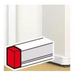   LEGRAND 075707 Végzáró 130x50 mm antimikrobiális csatornához