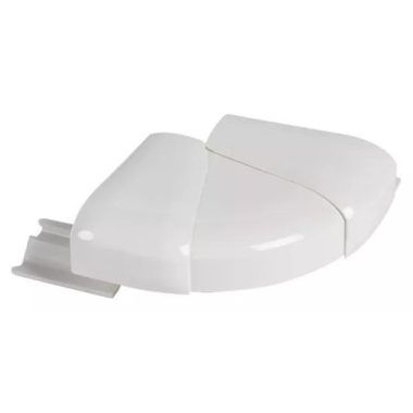 LEGRAND 075719 Állítható külső könyök: 85–120° antimikrobiális 180x50 mm csatornához