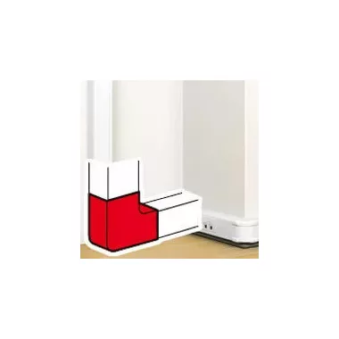 LEGRAND 075720 Elbow element: 90°antimicrobial for 80x50 mm channel