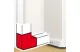 LEGRAND 075722 Kanyarelem: 90° antimikrobiális 130x50 mm csatornához