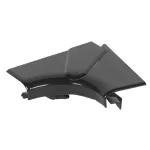   LEGRAND 075760 Adjustable inner elbow: 80-100° black for 80x50 mm cable duct