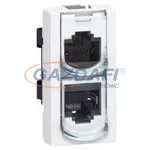   LEGRAND 076539 Program Mosaic LCS2 2xRJ45 FTP, 1 mod, data/data