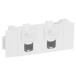   LEGRAND 076542 LCS2 Cat.5e FTP 2xRJ45 Program Mosaic socket for DLP channel