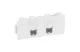 LEGRAND 076542 LCS2 Cat.5e FTP 2xRJ45 Program Mosaic aljzat DLP csatornához