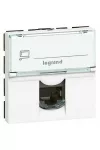 LEGRAND 076554 Program Mosaic LCS2 RJ45 aljzat Cat 5e UTP, 2 modul, fehér