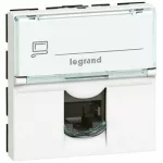LEGRAND 076554 Program Mosaic LCS2 RJ45 aljzat Cat 5e UTP, 2 modul, fehér