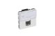 LEGRAND 076566 Program Mosaic LCS2 RJ45 aljzat Cat 6 STP, Zamac fedéllel, 2 modul, fehér