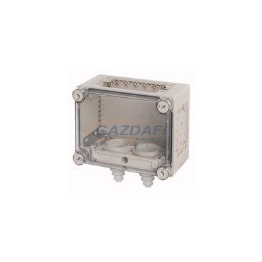 EATON 076893 KST34-125 CI IP65 műanyag. elosztó KST szerelt kábel bevezetővel
