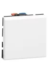 LEGRAND 077063 Program Mosaic kétpólusú váltókapcsoló 20A, 2 modulos, fehér