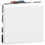 LEGRAND 077063 Program Mosaic kétpólusú váltókapcsoló 20A, 2 modulos, fehér