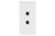 LEGRAND 077150 Program Mosaic ELV 2P socket, 1m, white