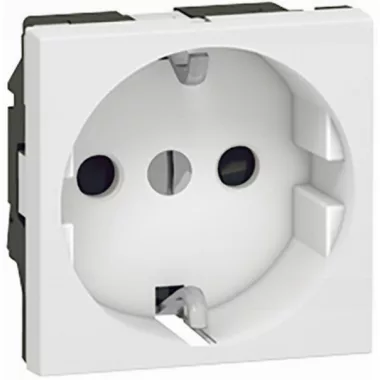 LEGRAND 077210 Program Mosaic 2P+F dugalj csatlakozóaljzat gyermekvédelem nélkül, csavaros, 2m, fehér