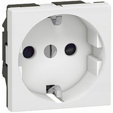 LEGRAND 077213 Program Mosaic 2P+F dugalj csatlakozóaljzat max. 4mm, csavaros, 2m, fehér