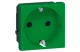 LEGRAND 077216 Program Mosaic 2P + F socket, with child protection, spring-loaded, 2m, green LEGRAND 077216 Program Mosaic 2P + F socket, with child protection, spring-loaded, 2m, green