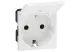 LEGRAND 077219 Program Mosaic 2P + F socket with child protection, flap, spring, 2m, white LEGRAND 077219 Program Mosaic 2P + F socket with child protection, flap, spring, 2m, white