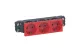 LEGRAND 077413 Program Mosaic 3x2P+F DLP socket, railed, spring, red