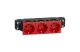 LEGRAND 077423 Program Mosaic 3x2P+F DLP socket locked, rails, spring, red