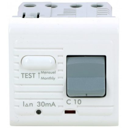 LEGRAND 077531 Program Mosaic 1P ÁVK 10A 2m, 30mA, fehér