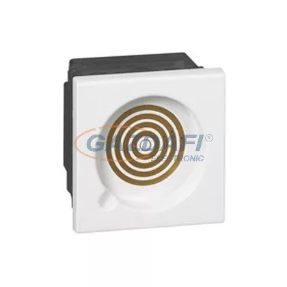   LEGRAND 078241 Mágneses csatlakozóaljzat nővérhívóhoz (csak hívás), 2 modul, antimokrobiális, fehér burkolattal