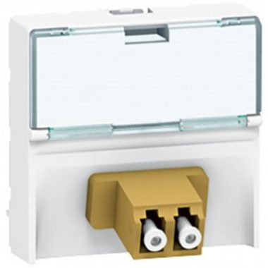 LEGRAND 078618 Program Mosaic 2xLC aljzat, push-pull, 2m, fehér