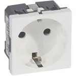   LEGRAND 078702 Program Mosaic 2P + F socket, antimicrobial, white