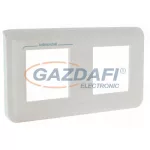   LEGRAND 078725 Program Mosaic keret, 2x2 modul, vízszintes, fehér, antimikrobiális