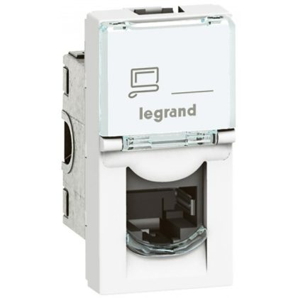 LEGRAND 078730 Program Mosaic RJ11 aljzat 1m, fehér