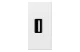LEGRAND 078761 Program Mosaic USB bemenet, 1m, fehér - 1