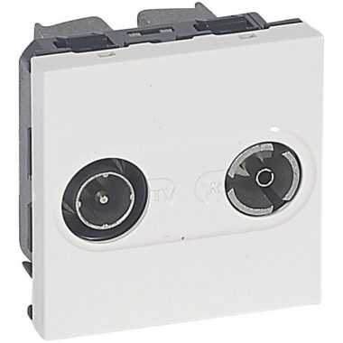 LEGRAND 078787 Program Mosaic TV-RD aljzat átmenő 14dB, 2m, fehér