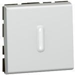   LEGRAND 079212 Program Mosaic toggle switch with LED light, 10A, 2m, aluminum