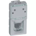 LEGRAND 079231 Program Mosaic RJ11 aljzat 1m, alumínium