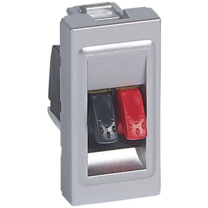   LEGRAND 079250 Program Mosaic hifi aljzat, 2 kivezetés, 1 modulos, alumínium