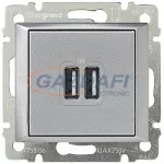 LEGRAND 079284 Program Mosaic USB bemenet, 1m, alumínium