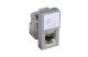 Legrand 079473 Program Mosaic LCS2 RJ45 aljzat Cat.6A STP, 1 MOD, alumínium
