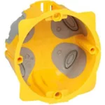 LEGRAND 080021 Batibox süllyesztődoboz egyes doboz, gumis, 40 mm
