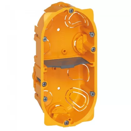   LEGRAND 080042 BATIBOX incastrat dublu pentru gips carton cauciucat, 40MM