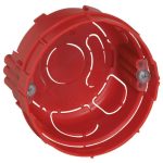 LEGRAND 080108 Batibox süllyesztődoboz téglafalba egyes, kör alakú, csavarral 40mm mély