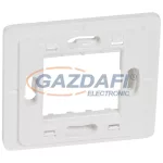   LEGRAND 080277 Céliane rögzítőperem ZigBee vezérlőhöz (termész., opálos,üveghatású,eloxált fém), fehér