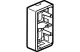 LEGRAND 080282 Program Mosaic falon kívülidoboz 2x2m, függőleges - 2