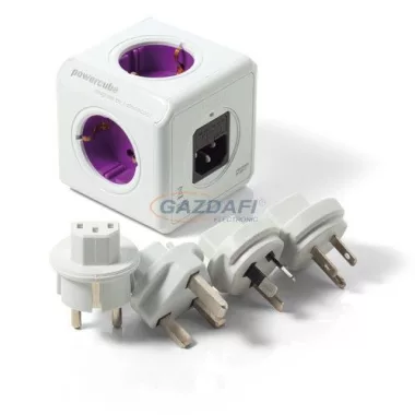 ALLOCACOC Utazó adapter készlet, 6-10A, 250V + elosztó, 5x2P+F, 10A, 250V ALLOCACOC Utazó adapter készlet, 6-10A, 250V + elosztó, 5x2P+F, 10A, 250V
