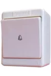LEGRAND 083910 Kontállux IP44 egypólusú nyomó csengőjellel fehér LEGRAND 083910 Kontállux IP44 egypólusú nyomó csengőjellel fehér